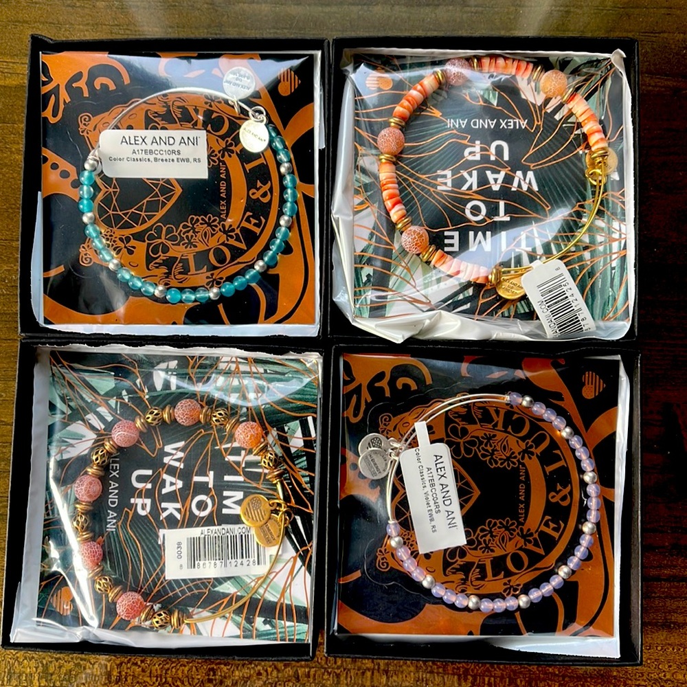 Alex and Ani Bracelets (4)